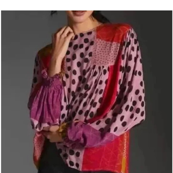 Anthropologie blouse by blink,size M - Picture 8 of 8